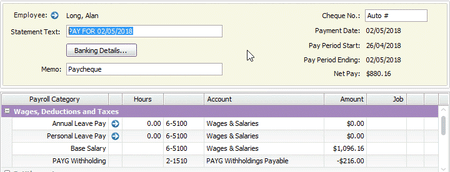 MYOB_Underpayment - salary - new pay